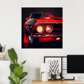 Paardenposter Poster (Thuiskantoor)