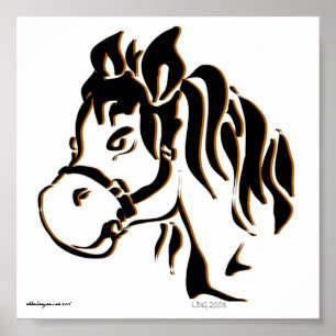 Paardenpotlood Poster