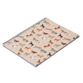 Paardenpringspatroon, jongens, meisjes en Kinderen Notitieboek (Linkerzijde)