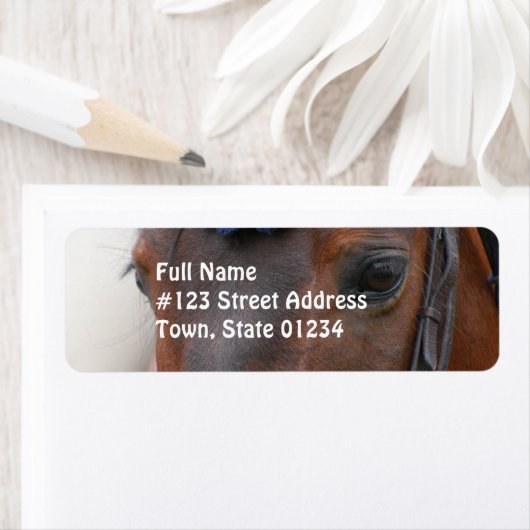 Paardenprofiel Mailing Label (Insitu)