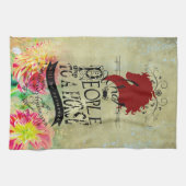 Paardenquote - keukenhanddoek (Horizontaal)