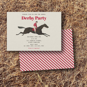 Paardenrace Derby Feest Paardensport Racing Verjaa Kaart