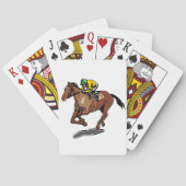 Paardenracekaarten Pokerkaarten (Achterkant)
