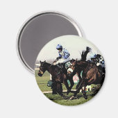paardenraces magneet (Voorkant / Achterkant)