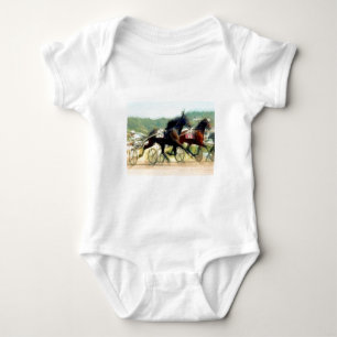paardenraces met trotterende kracht romper