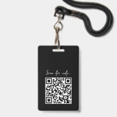 Paardenranch logo equestrian brandingadres badge (Achterkant met lanyard)