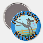 Paardenreddingsnetwerk Magnet Magneet (Voorkant / Achterkant)