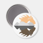 PaardenReflection Magneet (Voorkant / Achterkant)