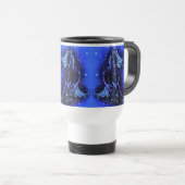 Paardenrennen bij Blue Sterrennacht Travel Mug Cad Reisbeker (Voorkant rechts)