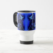 Paardenrennen bij Blue Sterrennacht Travel Mug Cad Reisbeker (Voorkant links)