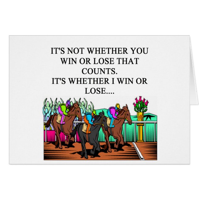 paardenrennen derby (Voorkant Horizontaal)