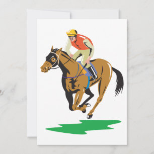 Paardenrennen Jockey Galopperen Kaart