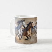 Paardenrennen Koffiemok (Voorkant links)