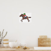 Paardenrennen. Poster (Keuken)