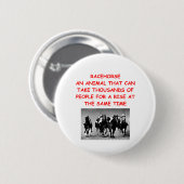 paardenrennen ronde button 5,7 cm (Voorkant /achterkant)