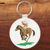 Paardenrennen Sleutelhanger (Voorkant)