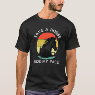 Paardenrenzend volwassen Joke bewaar een paard dat T-shirt