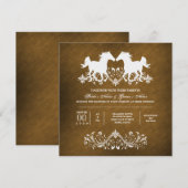 Paardenroemeense staartschar kaart (Voorkant / Achterkant)