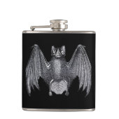 -paardenroestvrijstalen vinylkolf heupfles (Voorkant)