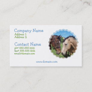 PaardenRomance Visitekaartje
