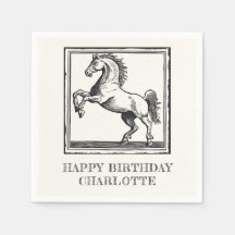  paardenruiter volwassen Happy Birthday
