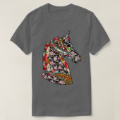 paardenschaakspel t-shirt (Design voorkant)