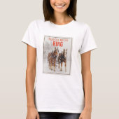 Paardenschaal voor kerstmis t-shirt (Voorkant)
