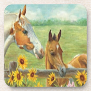 Paardenschilderij Onderzetters