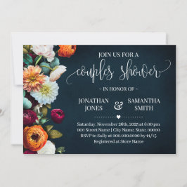 Paardenschoeisel Wijnmarinescheepsbruinbruiloft Kaart