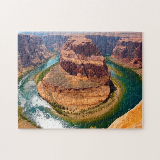 Paardenschoenbocht Colorado Rivier Arizona. Legpuzzel (Horizontaal)