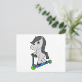 Paardenscooter Briefkaart (Staand voorkant)