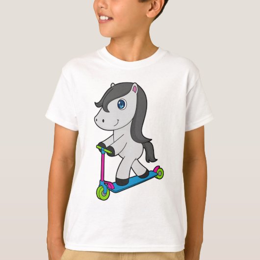 Paardenscooter T-shirt (Voorkant)