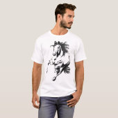 Paardenshirt voor meisjes Levendig paard voor jong T-shirt (Voorkant volledig)