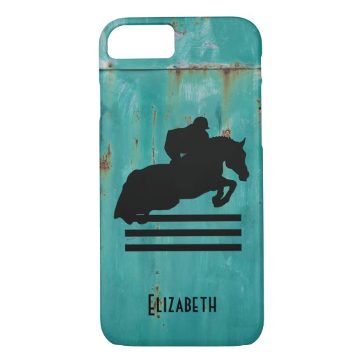 PaardenShow Hunter Jumper Silhouette Case-Mate iPhone Case (Achterkant)