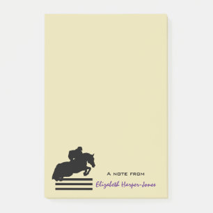 PaardenShow Hunter Jumper Silhouette Post-it® Notes