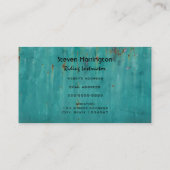 PaardenShow Hunter Jumper Silhouette Visitekaartje (Achterkant)