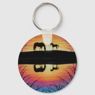 paardensleutelhanger - reflectie sleutelhanger
