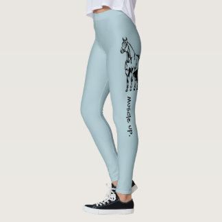 Paardenspier omhoog Quarter Horse Cowgirl Equestri Leggings