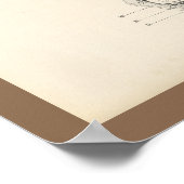 Paardenspieren Beenderen Botten Veterinaire anatom Poster (Hoek)