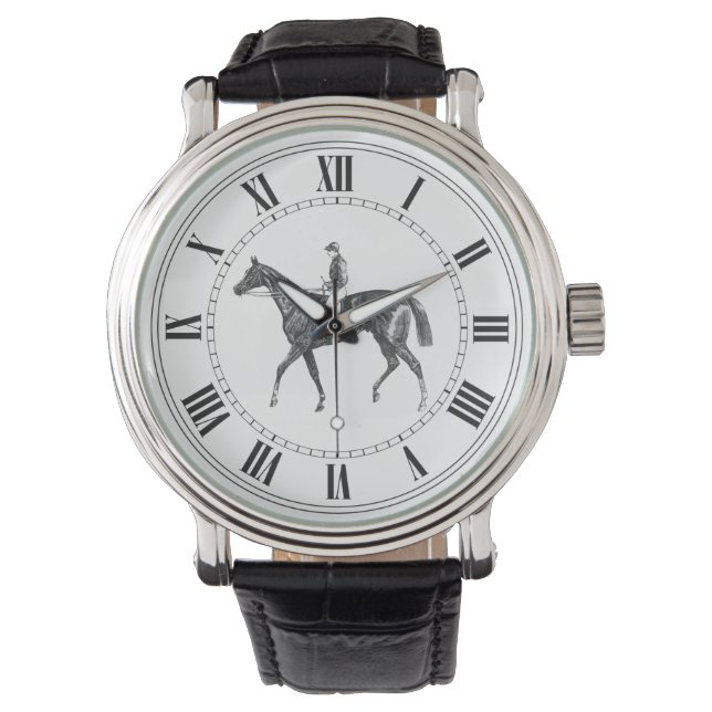 Paardensport Horloge (Voorkant)