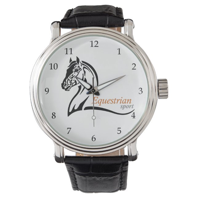 paardensport horloge (Voorkant)