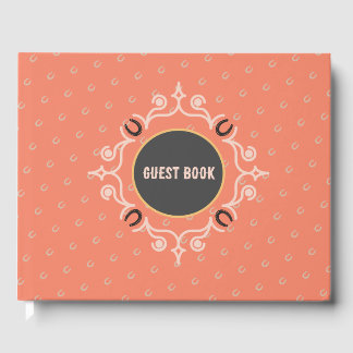 Paardensport Lijst Lucky Hoefijzer Pattern Gastenboek