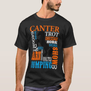 Paardensport Paard Meisje Paardrijden voor meisjes T-shirt