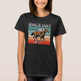 Paardensport Paardenrennen Ruiter Paard Jockey Ret T-shirt