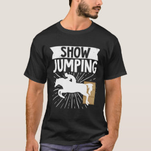 Paardensport Springen Paard Show Dressage Paard T-shirt