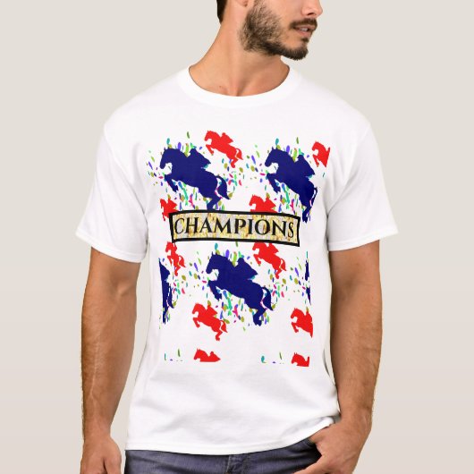Paardensport T-shirt (Voorkant)