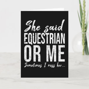 Paardensportgeschenk Kaart
