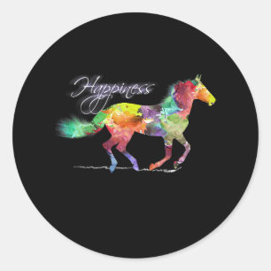 Paardensportgeschenken voor Tiener paardenovers Ki Ronde Sticker