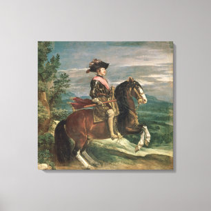Paardensportportret van Philip IV c.1636 Canvas Afdruk