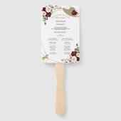 Paardensportprogramma Fans met foto Handwaaier (Achterkant)